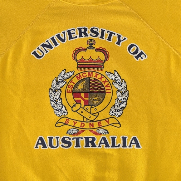 70s - 80s University of Australia Sydney vintage crewneck sweater - Picture 12 of 12